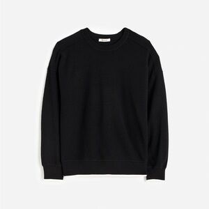 Madewell Black Crew Neck Sweater